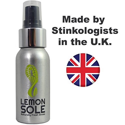 Lemon Sole - POWERFUL & NATURAL Shoe Freshner & Deodoriser with 6 Essential O...