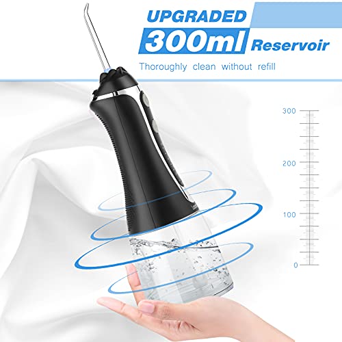 Leominor Cordless Water Flosser Professional Oral Irrigator,2021 Upgraded Ele...