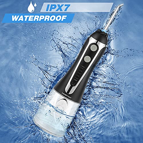 Leominor Cordless Water Flosser Professional Oral Irrigator,2021 Upgraded Ele...