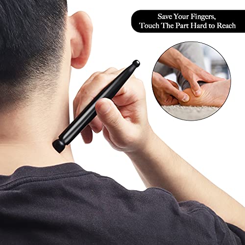 Leosense Manual Acupuncture Pen, Real Sibin Bian Stone Massage Pen- Deep Tiss...