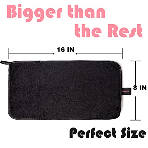 4 Pack Makeup Remover Cloths - Extra Large 16 Inch X 8 Inch Reusable Fast Dry...
