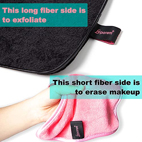 4 Pack Makeup Remover Cloths - Extra Large 16 Inch X 8 Inch Reusable Fast Dry...