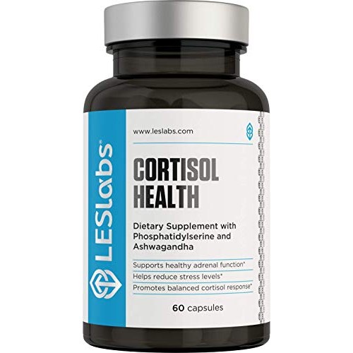 LES Labs Cortisol Health, Adrenal Support Supplement for Stress Relief, Balan...