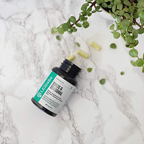 LES Labs Sinus & Seasonal, Sinus Relief & Nasal Health Supplement, Balanced H...
