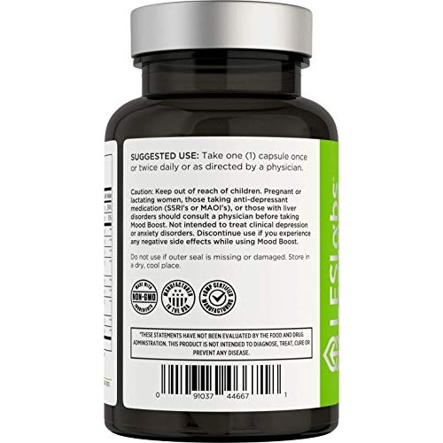 Mood Boost - Natural Supplement for Stress and Anxiety Relief - With 5-HTP, M...