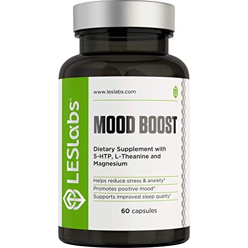 Mood Boost - Natural Supplement for Stress and Anxiety Relief - With 5-HTP, M...