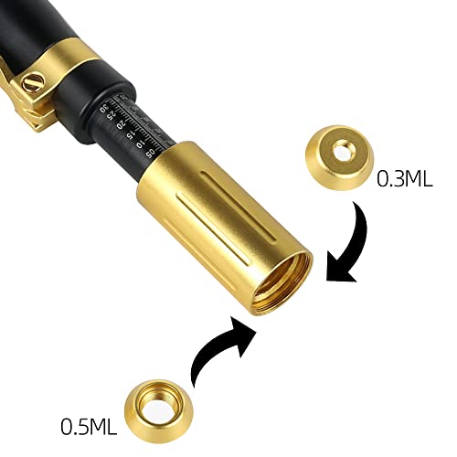 Hyaluron Pen 0.3/0.5ML 2 in 1 Hyaluronic Acid Syringe Pen, Non-Needle Lip Fil...