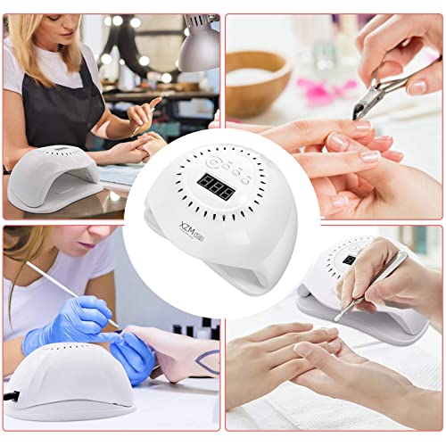 UV LED Nail Lamp 168W Quick-Drying Nail Dryer with 4 Timers Automatic Sensor ...