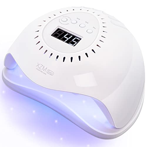 UV LED Nail Lamp 168W Quick-Drying Nail Dryer with 4 Timers Automatic Sensor ...