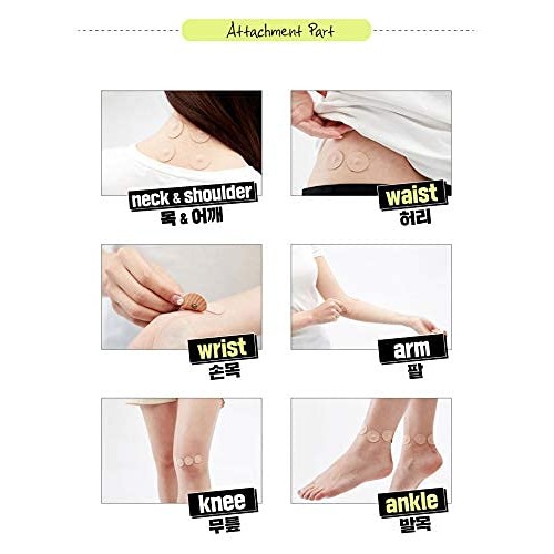 [45 Pack] MONS Magnetic Patch, Magnetic Acupressure Patches, 1200 Gauss, Magn...