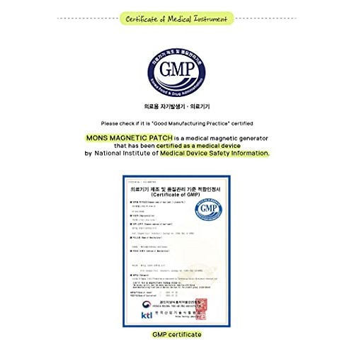 [45 Pack] MONS Magnetic Patch, Magnetic Acupressure Patches, 1200 Gauss, Magn...