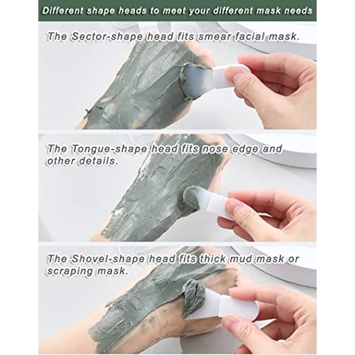 Face Mask Applicator Brushes, Mini Makeup Spatula Portable Beauty Tools Set f...