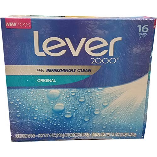 Lever 2000 Perfectly Fresh Bar Soap, 16count, 64 Oz, 2.16 Lb (4346090703)