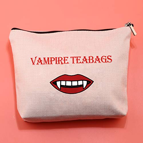 LEVLO The Vampire Series Inspired Gift Funny Vampire Teabag Makeup Bag Gift f...