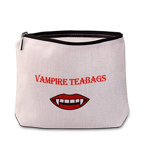 LEVLO The Vampire Series Inspired Gift Funny Vampire Teabag Makeup Bag Gift f...