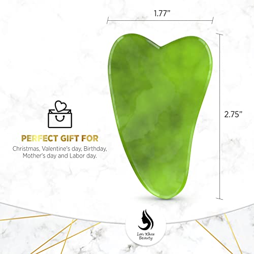 Gua Sha Jade Facial Skin Care Products, Gua Sha Face Roller, Gua Sha Facial T...