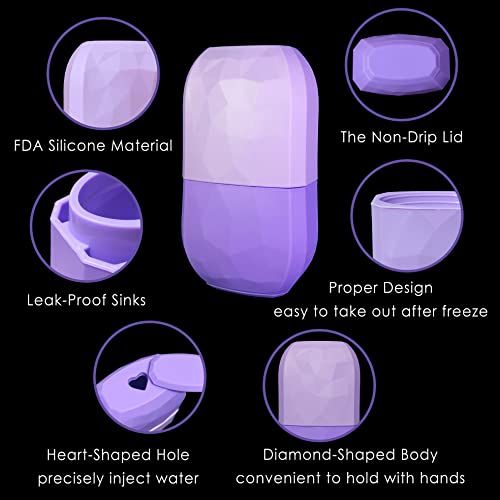 Silicone Face Roller Ice Mold Ice Roller Cryo Cube Ice Mold Beauty Skin Care ...