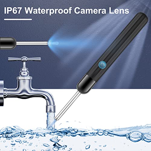 Ear Wax Removal, 1296P FHD Wireless Wifi Ear Wax Removal Tool with Camera, 6 ...
