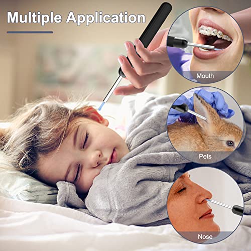Ear Wax Removal, 1296P FHD Wireless Wifi Ear Wax Removal Tool with Camera, 6 ...