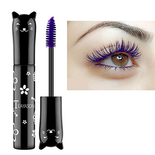Cat eye mascara Eyes Makeup Color Mascara Waterproof Fast Dry Eyelashes Curli...