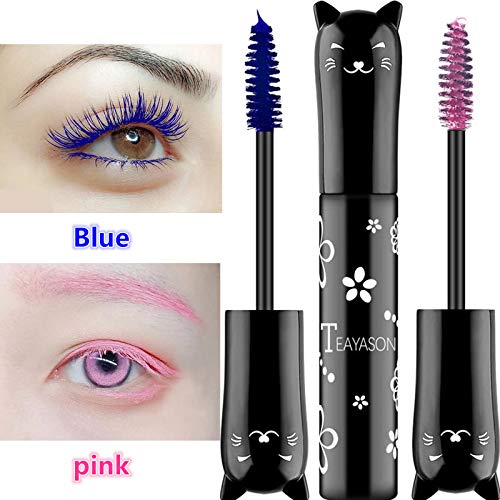 Women's Day gift Cat eye mascara Eyes Makeup Color Mascara Waterproof Fast Dr...