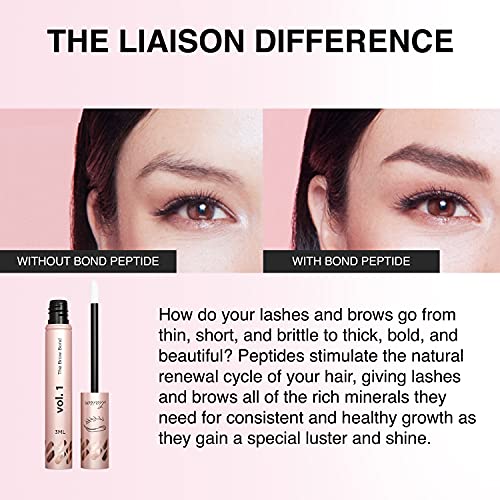 Liaison Brow Bond Eyebrow Growth Serum - Peptide Growth Complex - Boost & Enh...
