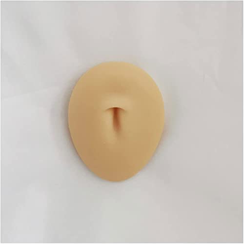 LIALIYA Silicone Fake Belly Button Model, Soft Silicone Flexible Model Body P...