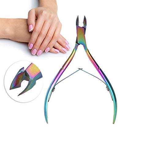LIAODEHENA Cuticle Trimmer,Cutter Nippers Clippers Colorful Stainless Steel N...