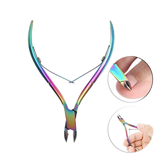 LIAODEHENA Cuticle Trimmer,Cutter Nippers Clippers Colorful Stainless Steel N...