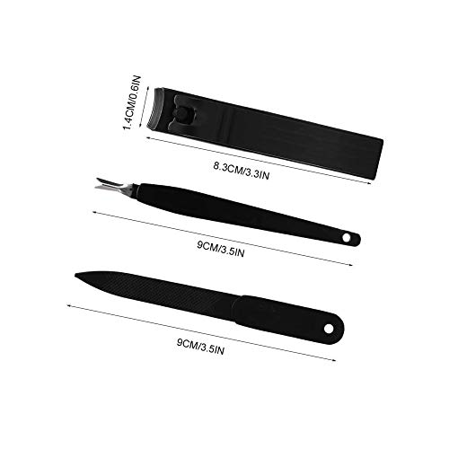 LIAODEHENA Nail Clipper Kit,Stainless Steel Nail Clippers Set Nail Cuticle Pu...