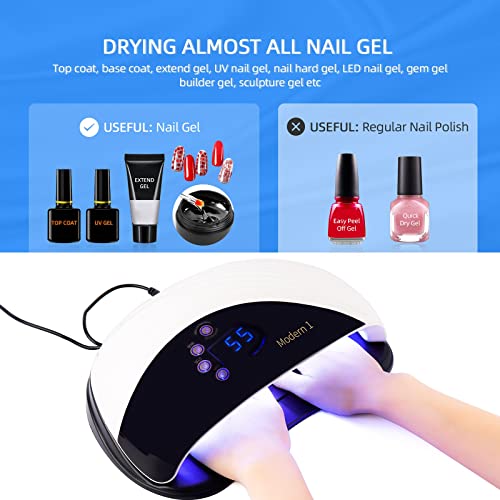 LIARTY 120W Portable Nail Dryers, to Quick Dry for Regular Nail Polish, Air &...