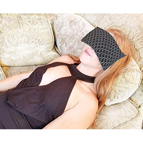 2 Hot/Cold Flaxseed Eye Pillows. 2 Microwavable Eye Pillows for Cold or Hot T...