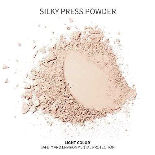 LICHEE SU Silky Press Powder Makeup, Smoothers Setting Powder,Two Way Translu...