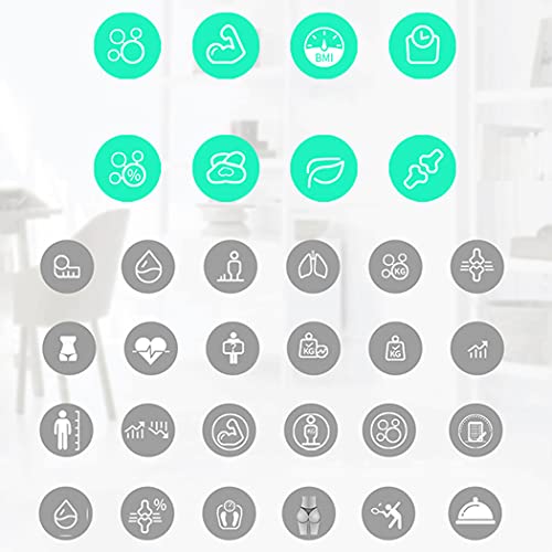 Licogel Digital Body Weight Scale Accurate Tempered Glass High Precision Heav...