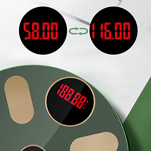 Licogel Digital Body Weight Scale Rechargeable High Precision Tempered Glass ...