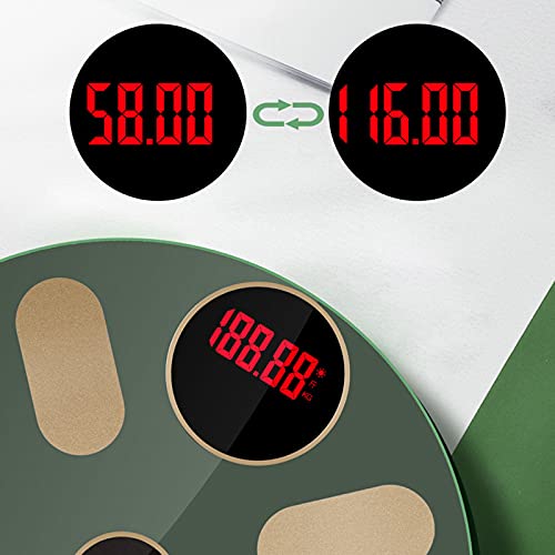 Licogel Digital Body Weight Scale Rechargeable High Precision Tempered Glass ...