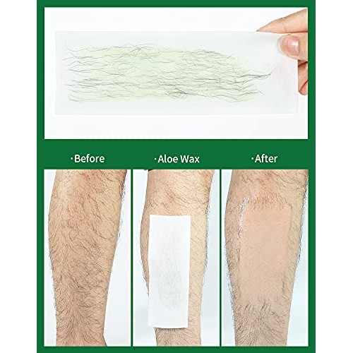 Roller Waxing Kit for Sensitive Skin, Aloe roll on wax cartridge warmer for a...