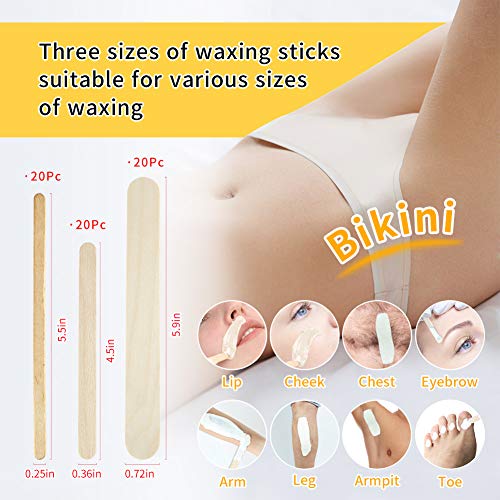 Waxing Kit Wax Warmer for Hair Removal at Home Waxing Kit for Women Include M...