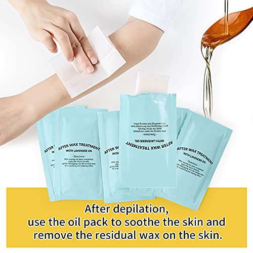 Waxing Kit Wax Warmer for Hair Removal at Home Waxing Kit for Women Include M...