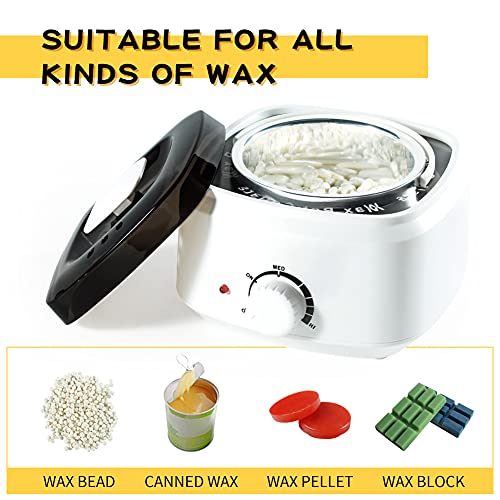 Waxing Kit Wax Warmer for Hair Removal at Home Waxing Kit for Women Include M...