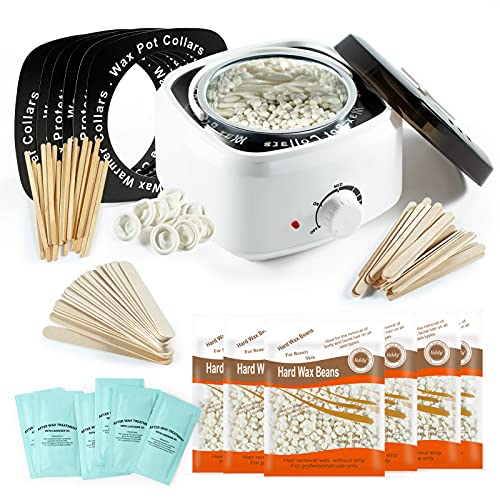 Waxing Kit Wax Warmer for Hair Removal at Home Waxing Kit for Women Include M...