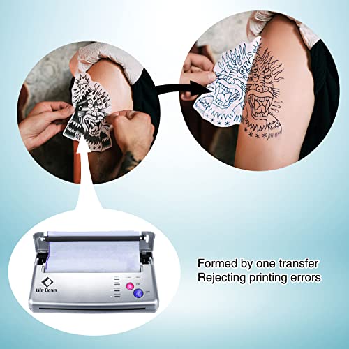 Life Basis Tattoo Stencil Transfer Machine Thermal Tattoo Kit Copier Printer ...