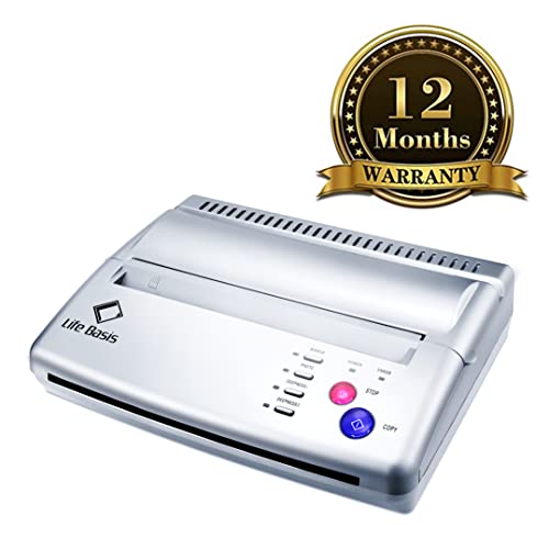 Life Basis Tattoo Stencil Transfer Machine Thermal Tattoo Kit Copier Printer ...