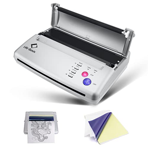 Life Basis Tattoo Stencil Transfer Machine Thermal Tattoo Kit Copier Printer ...