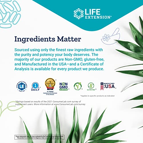 Life Extension Vitamins D and K with Sea-Iodine – Bone, Brain, Thyroid & Arte...