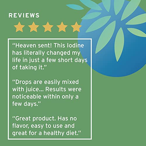 Life-flo Iodine Plus Drops | 150 mcg Iodine Per Serving | Healthy Thyroid, En...