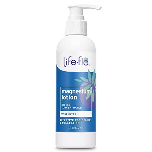 Life-flo Magnesium Lotion, Unscented Massage & Body Lotion, Relief & Relaxati...
