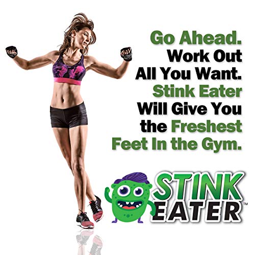 Stink Eater Natural Enzyme Shoe Deodorizer Spray, Foot Odor Eliminator & Fres...