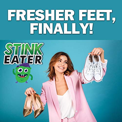 Stink Eater Natural Enzyme Shoe Deodorizer Spray, Foot Odor Eliminator & Fres...