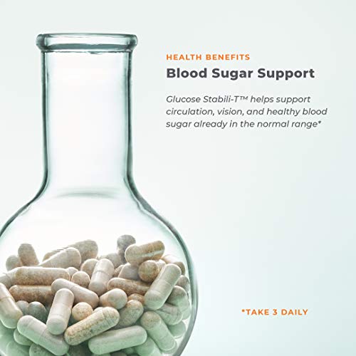 LifeSeasons - Glucose Stabili-T - Natural Blood Support Supplement - with Cin...